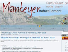 Tablet Screenshot of manteyernaturellement.org